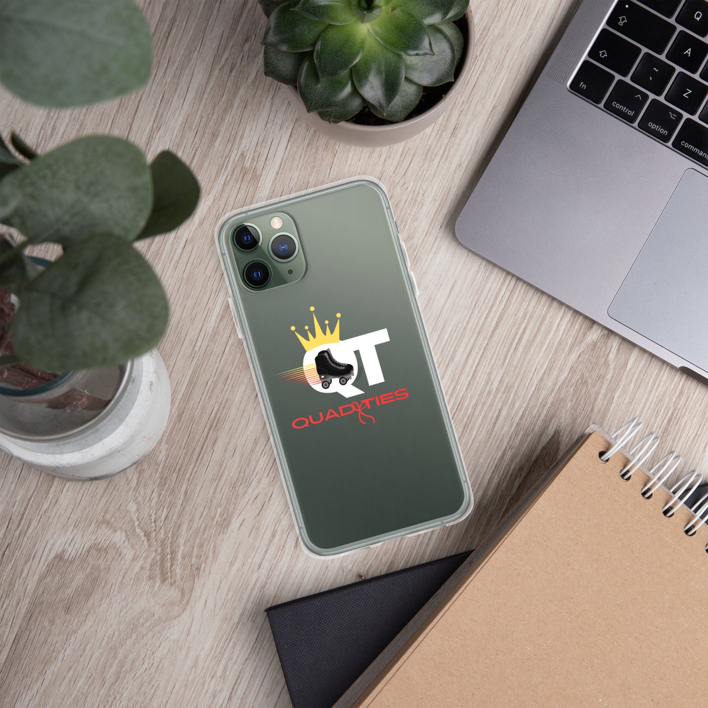 QuadTies iPhone Clear Case