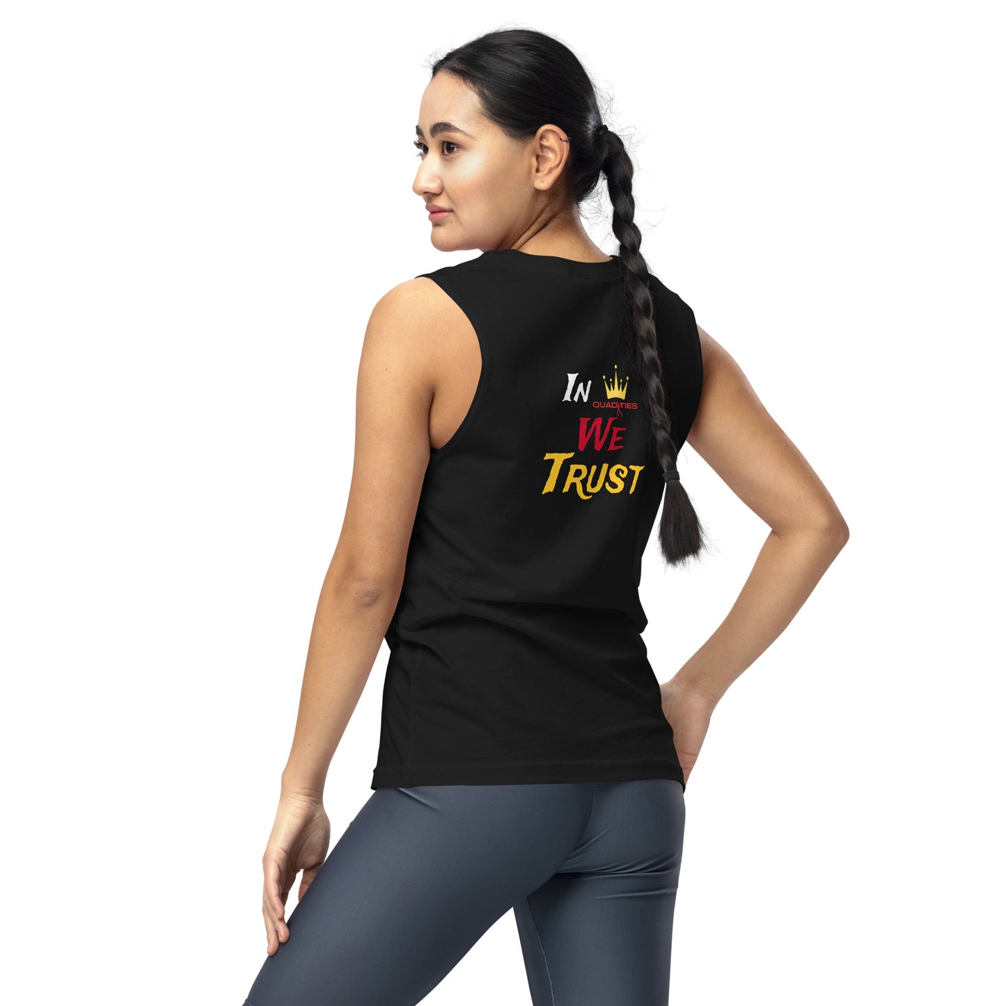 "In QT We Trust" Muscle Shirt