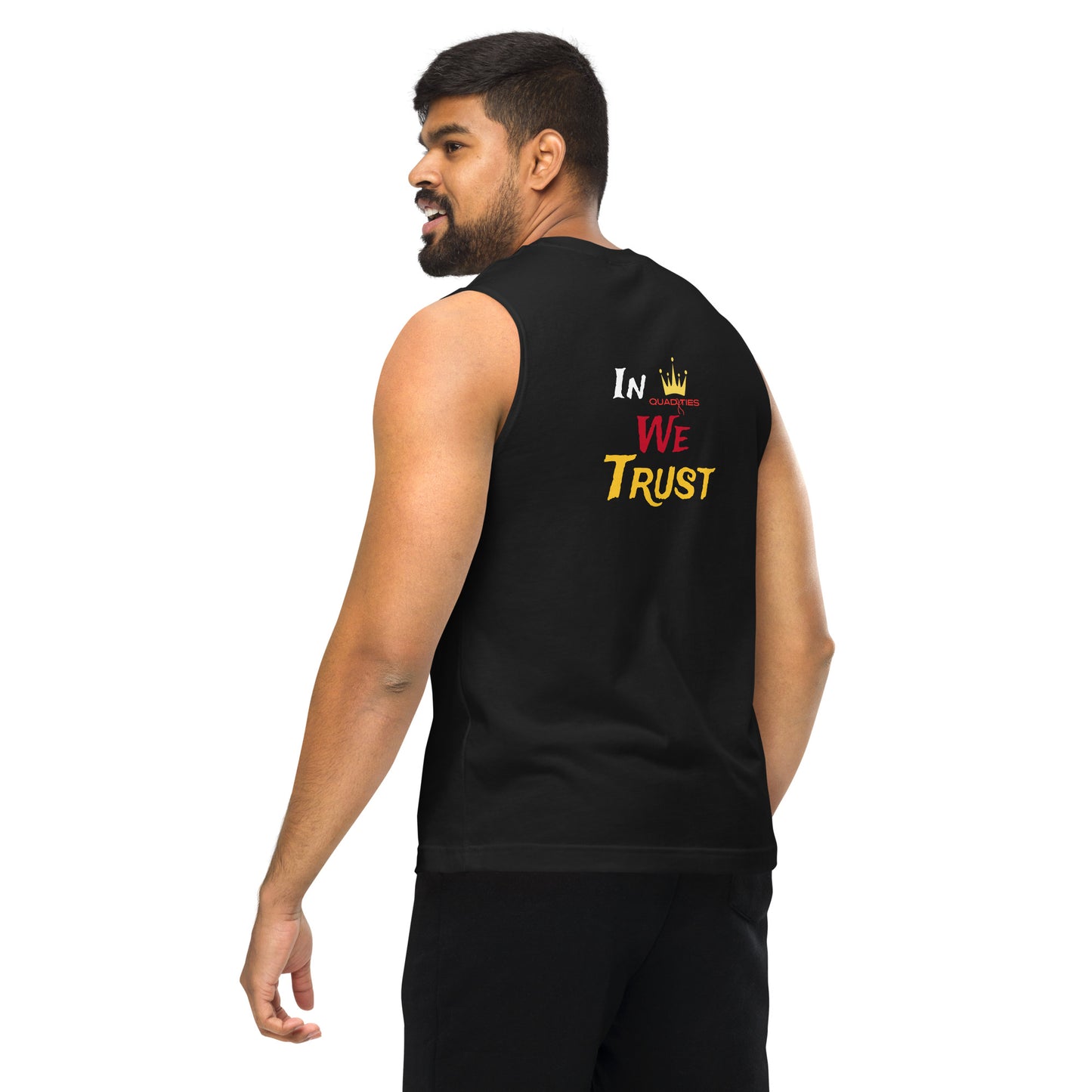 "In QT We Trust" Muscle Shirt
