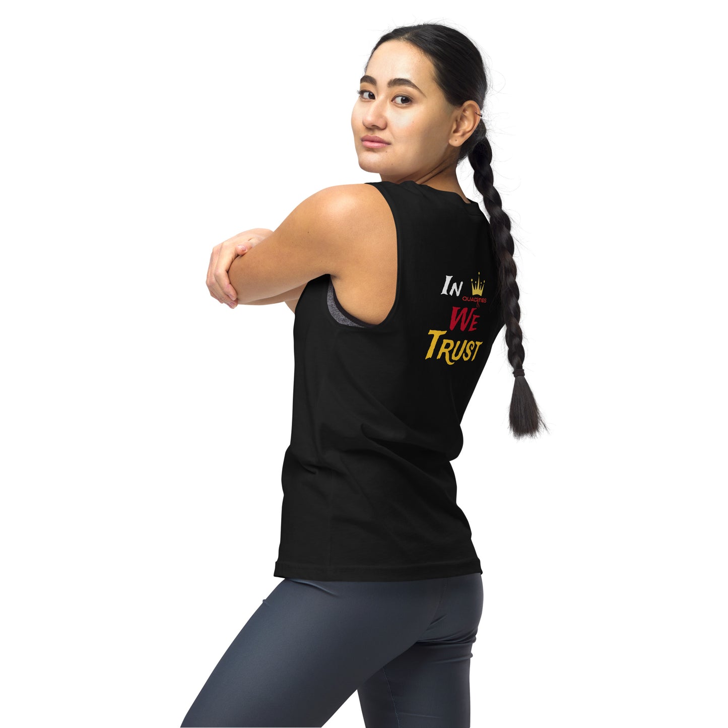 "In QT We Trust" Muscle Shirt