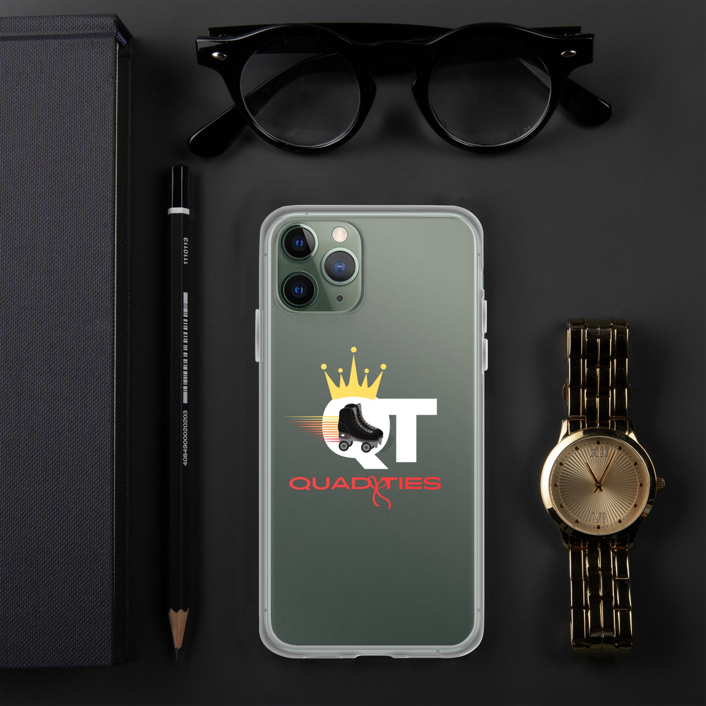 QuadTies iPhone Clear Case