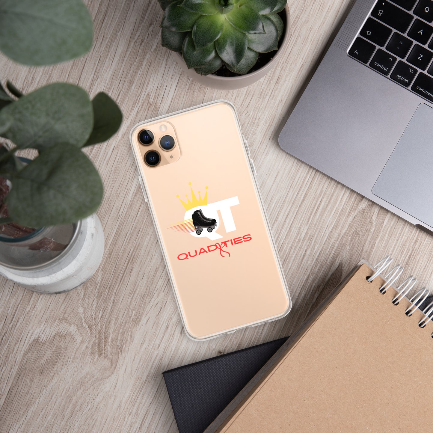 QuadTies iPhone Clear Case