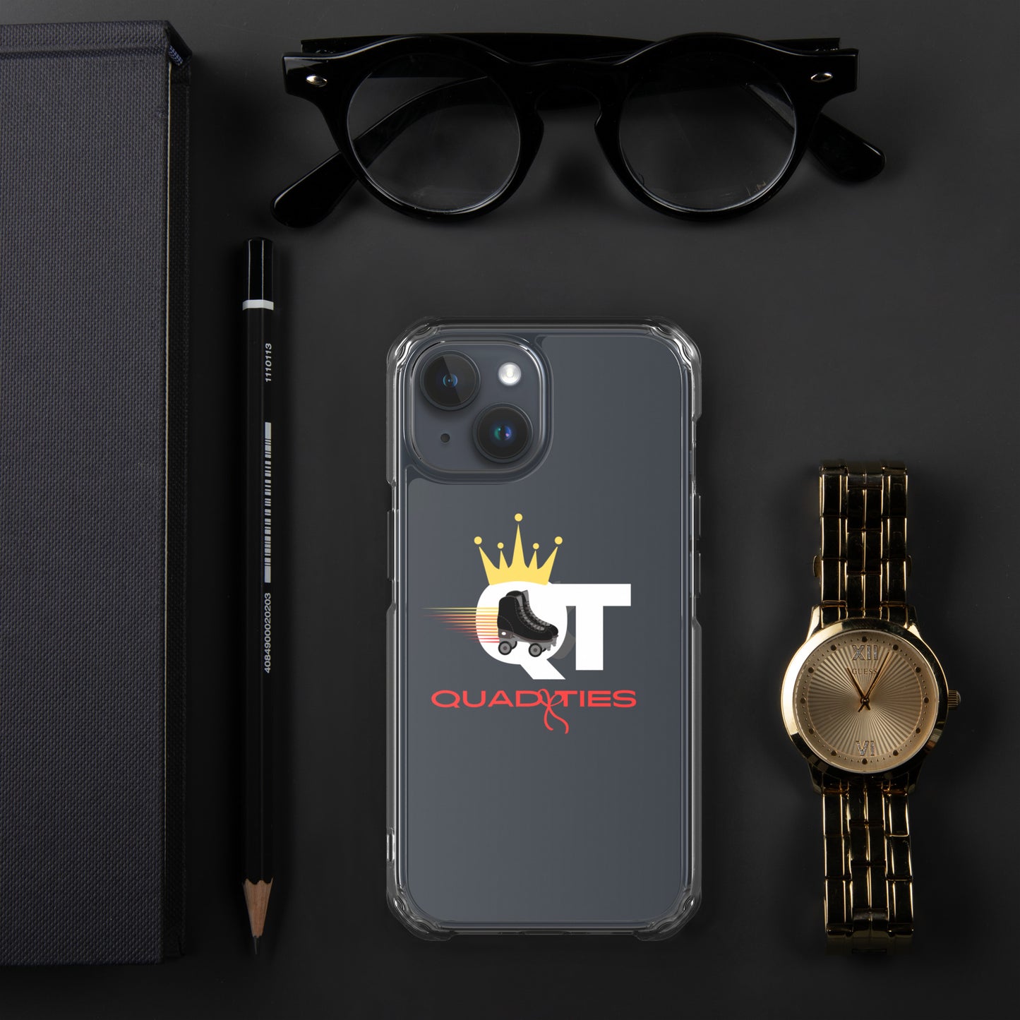 QuadTies iPhone Clear Case
