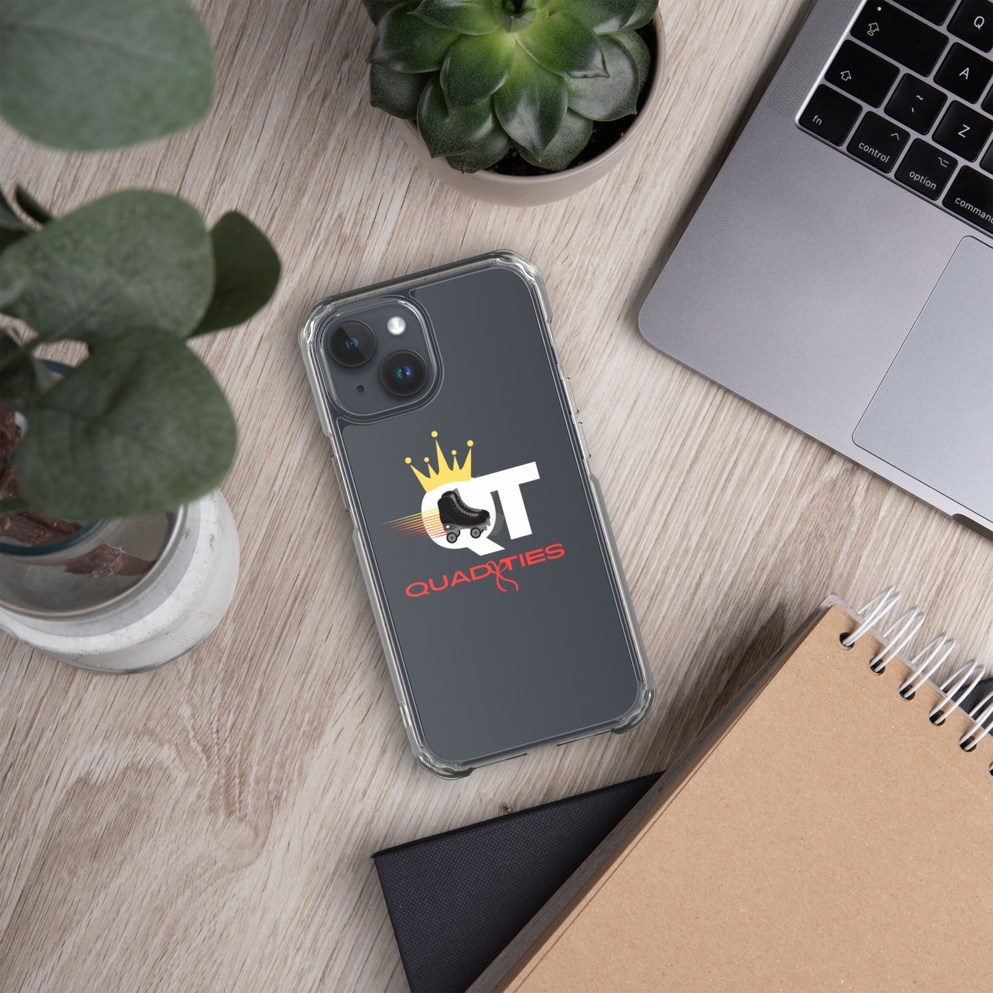 QuadTies iPhone Clear Case
