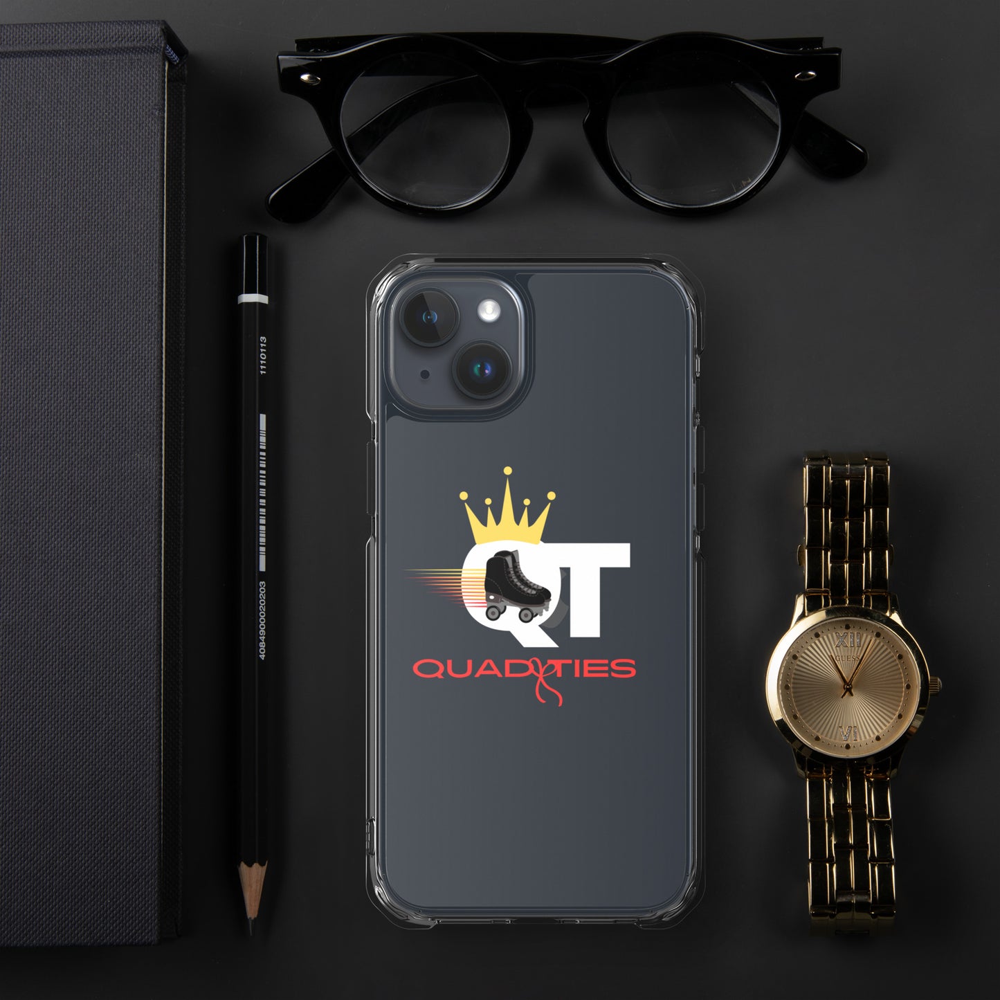 QuadTies iPhone Clear Case