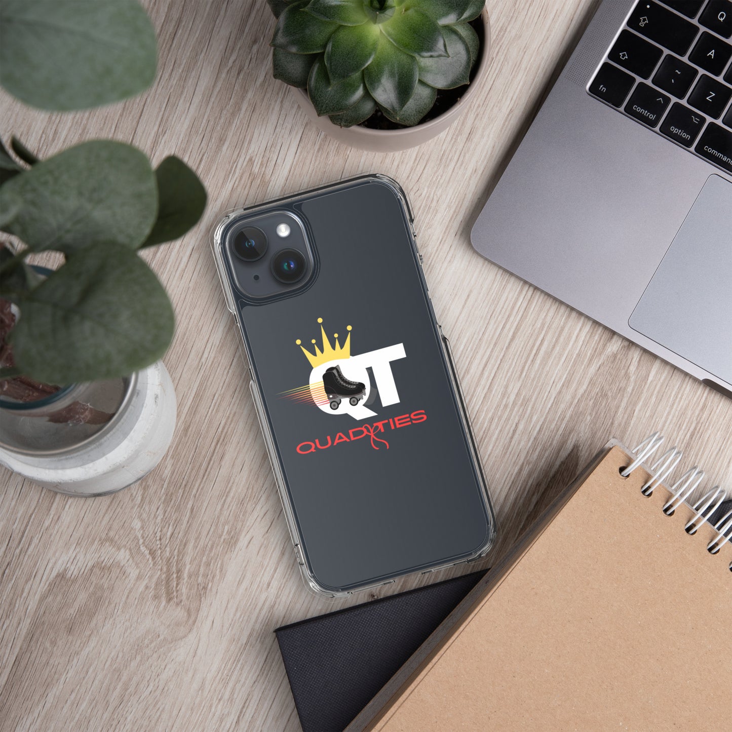 QuadTies iPhone Clear Case