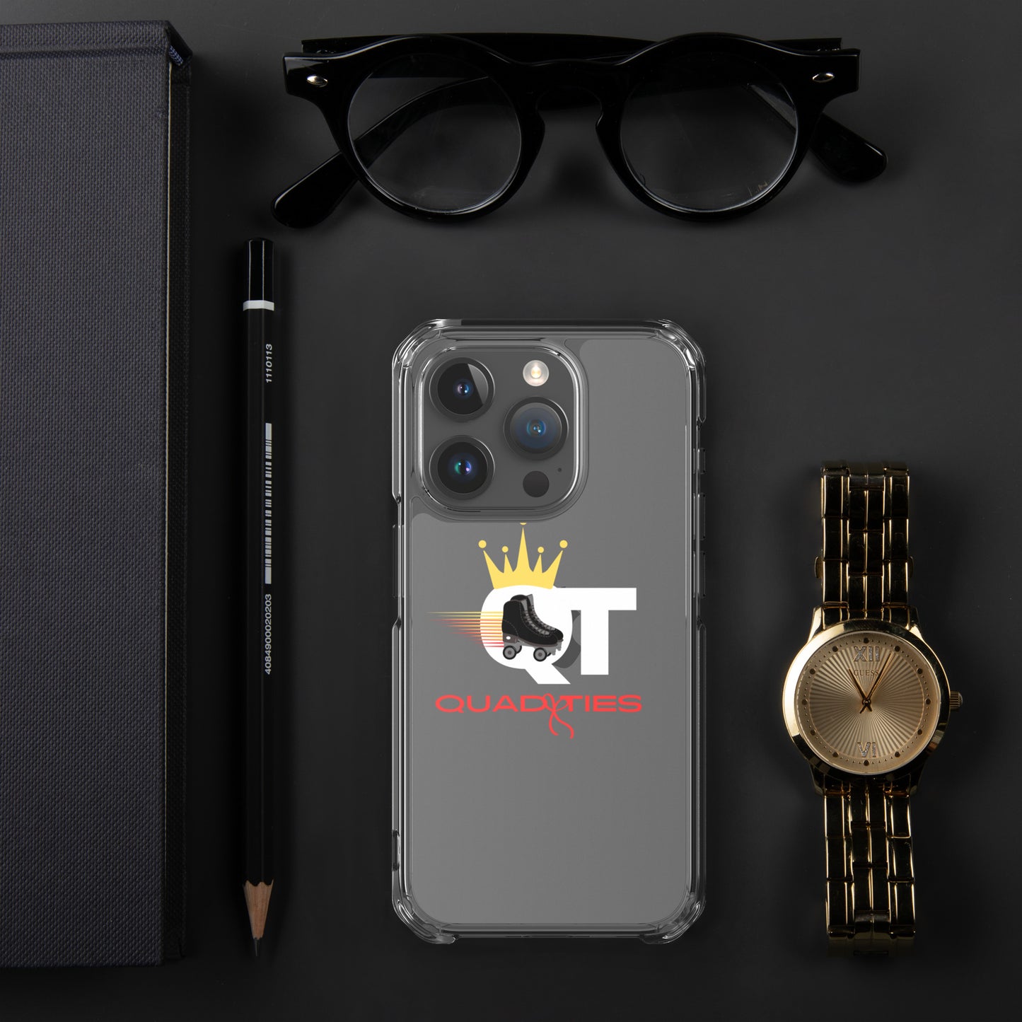 QuadTies iPhone Clear Case