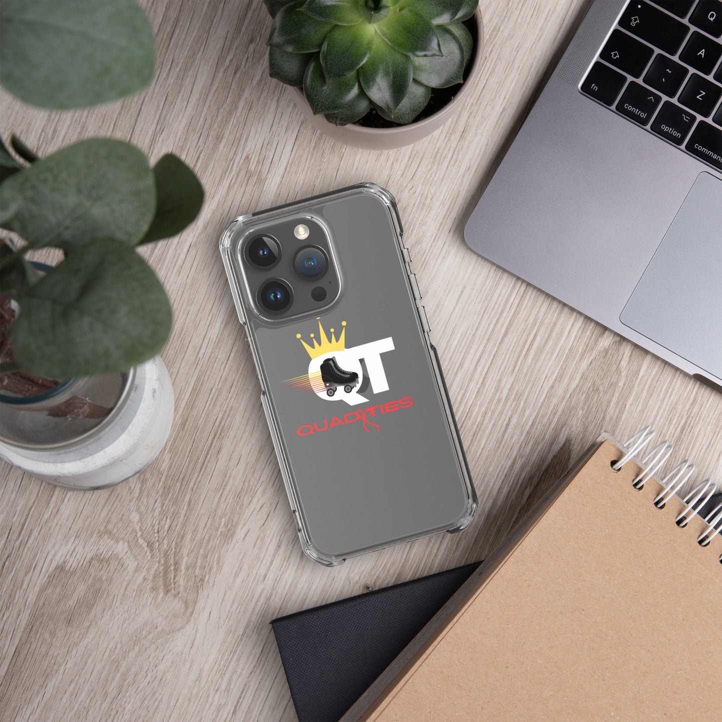 QuadTies iPhone Clear Case