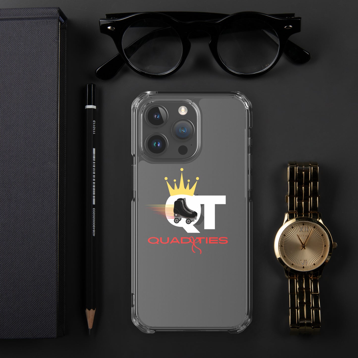 QuadTies iPhone Clear Case