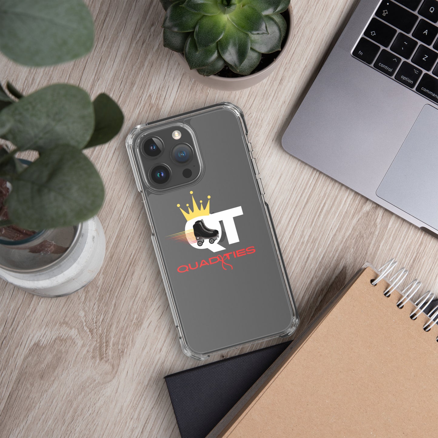 QuadTies iPhone Clear Case