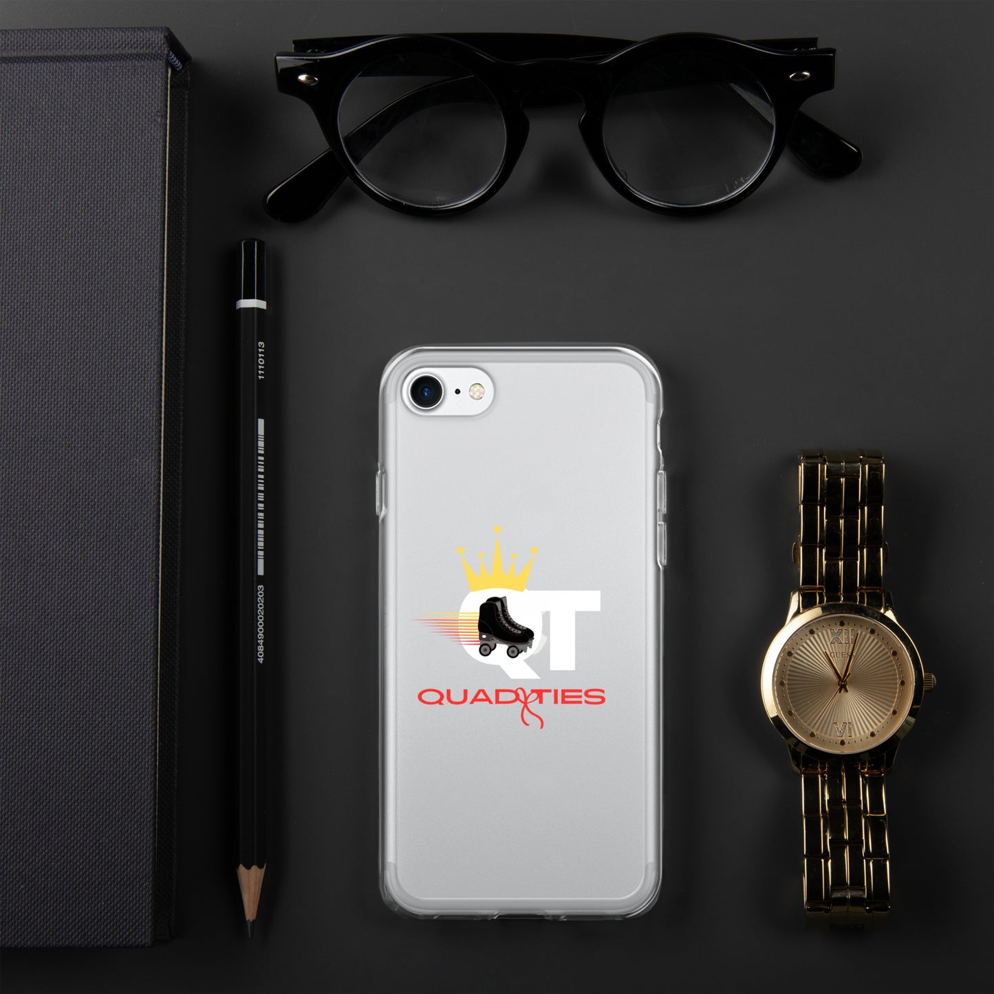 QuadTies iPhone Clear Case